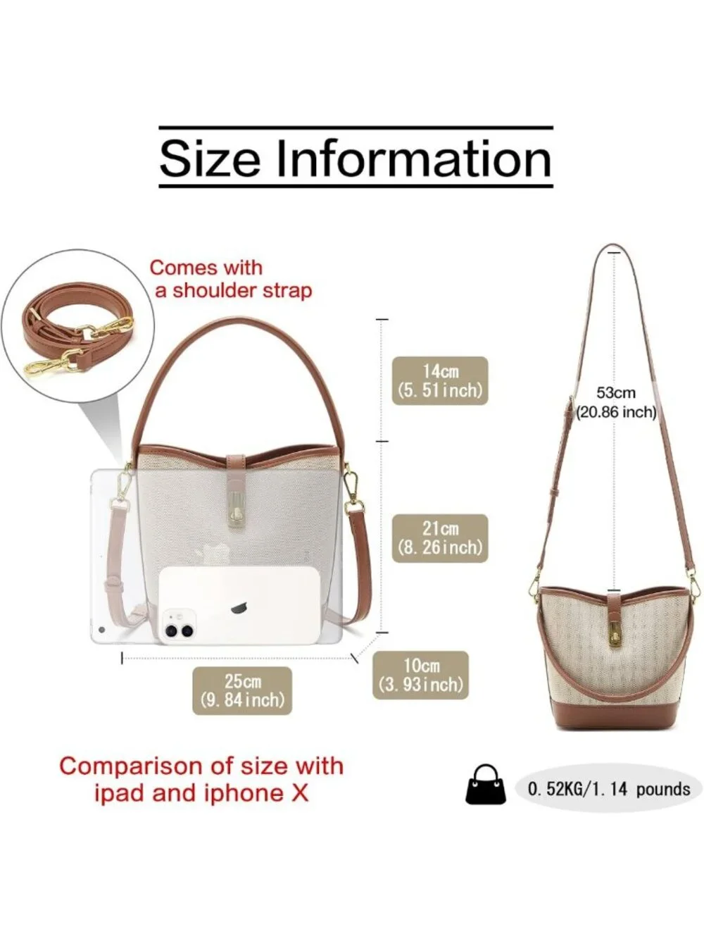 Trendy Coated Canvas Bucket Crossbody Bag for Women | Small Satchel Purse with